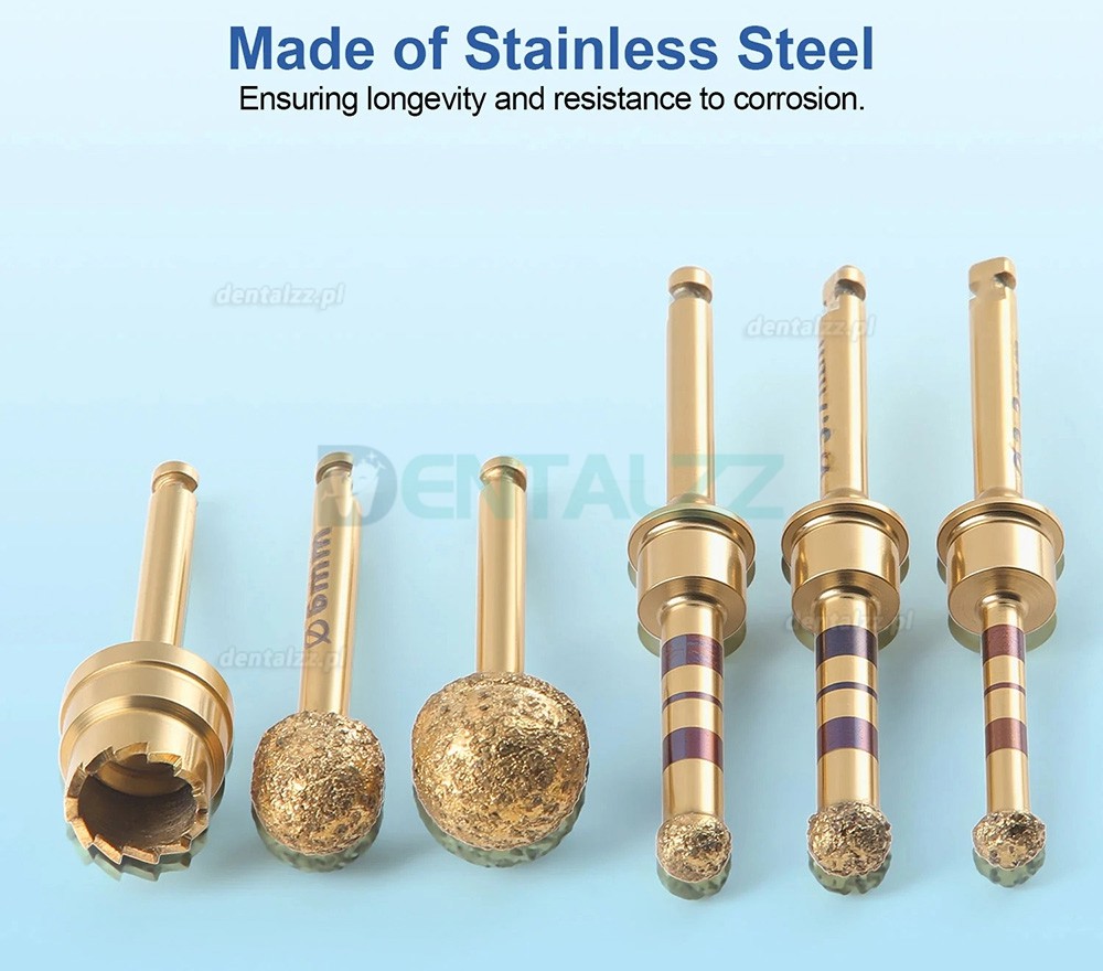 Zestaw Wierteł Diamentowych do Podnoszenia Zatoki 6 Szt.